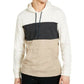 Sun + Stone Men's Colorblocked Hoodie Beige Size Small