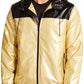 Alfani Men's Colorblocked Full Zip Windbreaker Yellow Size Small