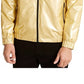 Alfani Men's Colorblocked Full Zip Windbreaker Yellow Size Small