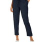 Style & Co Women's Pull On Cuffed Utility Pants Blue Size 12