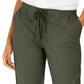 Style & Co Women's Pull On Cuffed Utility Pants Green Size 10