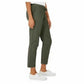 Style & Co Women's Pull On Cuffed Utility Pants Green Size 10
