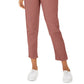 Style & Co Women's Pull On Cuffed Utility Pants  Orange Size 4