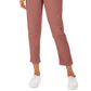 Style & Co Women's Pull On Cuffed Utility Pants Orange Size 8