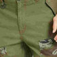 Sun + Stone Men's Camo Inseam Chino Shorts Green Size 29