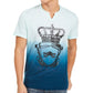 INC International Concepts Men's Sydney Crown Graphic T-Shirt White Size X-Large