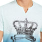INC International Concepts Men's Sydney Crown Graphic T-Shirt White Size X-Large