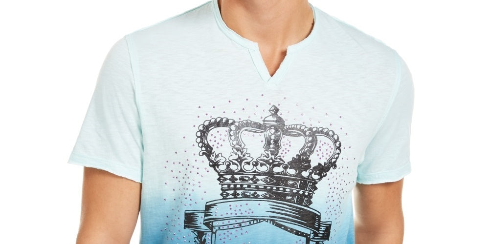 INC International Concepts Men's Sydney Crown Graphic T-Shirt White Size X-Large