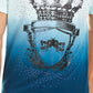 INC International Concepts Men's Sydney Crown Graphic T-Shirt White Size X-Large