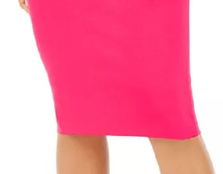 Bar III Women's Bodycon Sweater Skirt Red Size Large