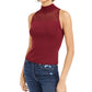 Bar III Women's Ottoman Mixed Stitch Sweater Tank Top Red Size X-Small