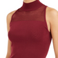 Bar III Women's Ottoman Mixed Stitch Sweater Tank Top Red Size X-Small