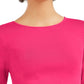 Bar III Women's Long Sleeve Crew Neck Crop Top Sweater Red Size X-Large