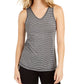 Ideology Women's Strappy Back Tank Top Black Size Medium