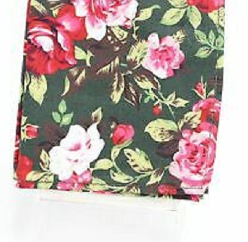 Bar III Mens' Carson Floral Lightweight Pocket Square Dark Green Size Regular