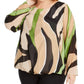 Alfani Women's Plus Bubble Hem Blouse Beige Size 1X