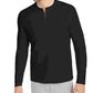 Alfani Men's Short Sleeve Classic Fit Quarter Zip Casual Shirt Black Size XX-Large