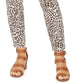 Style & Co Women's Curvy Printed Skinny Jeans Rustcopper Size 6