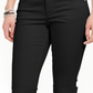 Style & Co Women's Cuffed Skimmer Denim Shorts Black Size 6