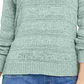 Style & Co Women's Sweater Pullover Tape Yarn Green Size Petite X-Large