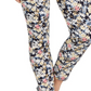 Charter Club Women's Floral Printed Bristol Skinny Ankle Jeans Blue Size 10 Petite