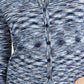 Charter Club Women's Space Dyed Button Cardigan  Blue Size X-Large