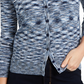 Charter Club Women's Space-Dyed Button Cardigan Blue Size XX-Large