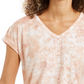 Style & Co Women's Medallion Graphic-Print T-Shirt Bright Pink Size X-Small