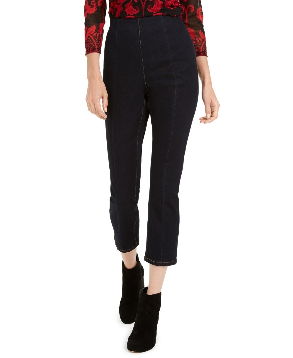 INC International Concepts Women's Cropped Jeggings  Blue Size 14 Petite