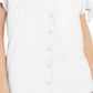 Karen Scott Women's Button Front Top White Size Small
