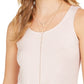 Style & Co Women's Tie-Front Sleeveless Top Beige Size Small