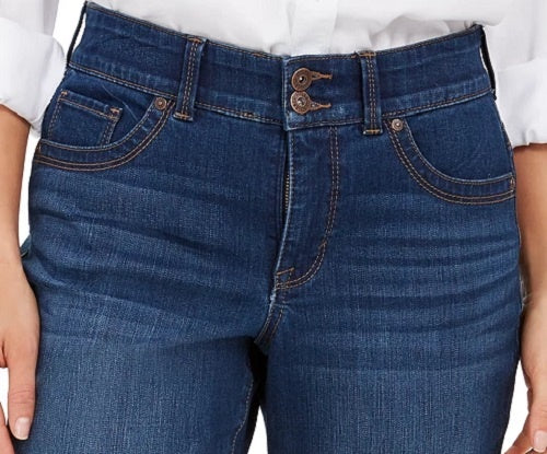Style & Co Women's Skinny Curvy Jeans Blue Size 6