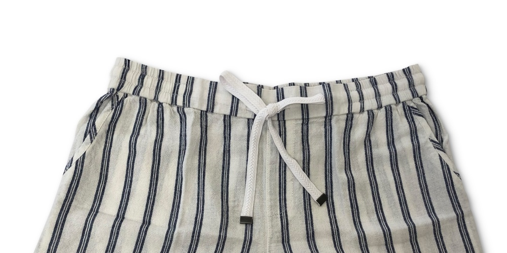 Style & Co Women's Striped Shorts White Size Large