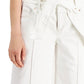 INC International Concepts Women's Tie Waist Culotte Pants White Size 6