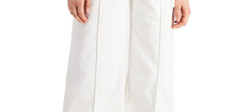 INC International Concepts Women's Tie Waist Culotte Pants White Size 6