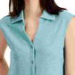 Alfani Women's Sleeveless Blouse Green Size XX-Large