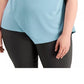 Alfani Women's Plus Size Asymmetrical Drape-Neck Top Green Size 1X
