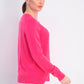 Charter Club Women's Peacock-Stitch Cardigan Dark Pink Size Small