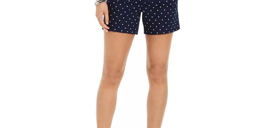 Style & Co Women's Chino Shorts Navy Size 12 Petite