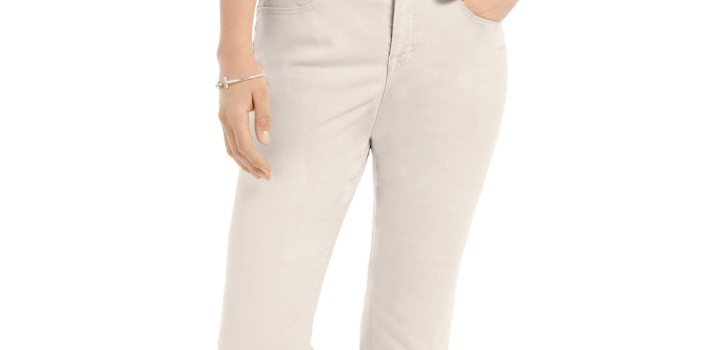 Style & Co Women's Curvy Capri  Silver Size 4