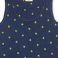 Style & Co Women's Lemon Handkerchief-Hem Top Navy Size Medium