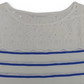 Charter Club Women's Striped T-Shirt Blue Size Large
