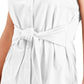 Charter Club Women's Tie Front Sleeveless Top White Size X-Large