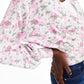 INC International Concepts Women's Printed Cardigan Sweater Pink Size Extra Small