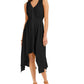 Style & Co Women's Handkerchief Hem Dress Black Size Small