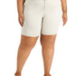 Style & Co Women's Chino Shorts Beige Size 22W