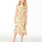 Charter Club Big Girls Mommy & Me Floral Print Dress Yellow Size Medium