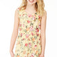 Charter Club Big Girls Mommy & Me Floral Print Dress Yellow Size Medium