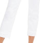 INC International Concepts Women's Curvy Double-Hem Ankle Jeans White Size 6