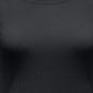 JM Collection Women's Textured Button Tank Top  Black Size X-Large
